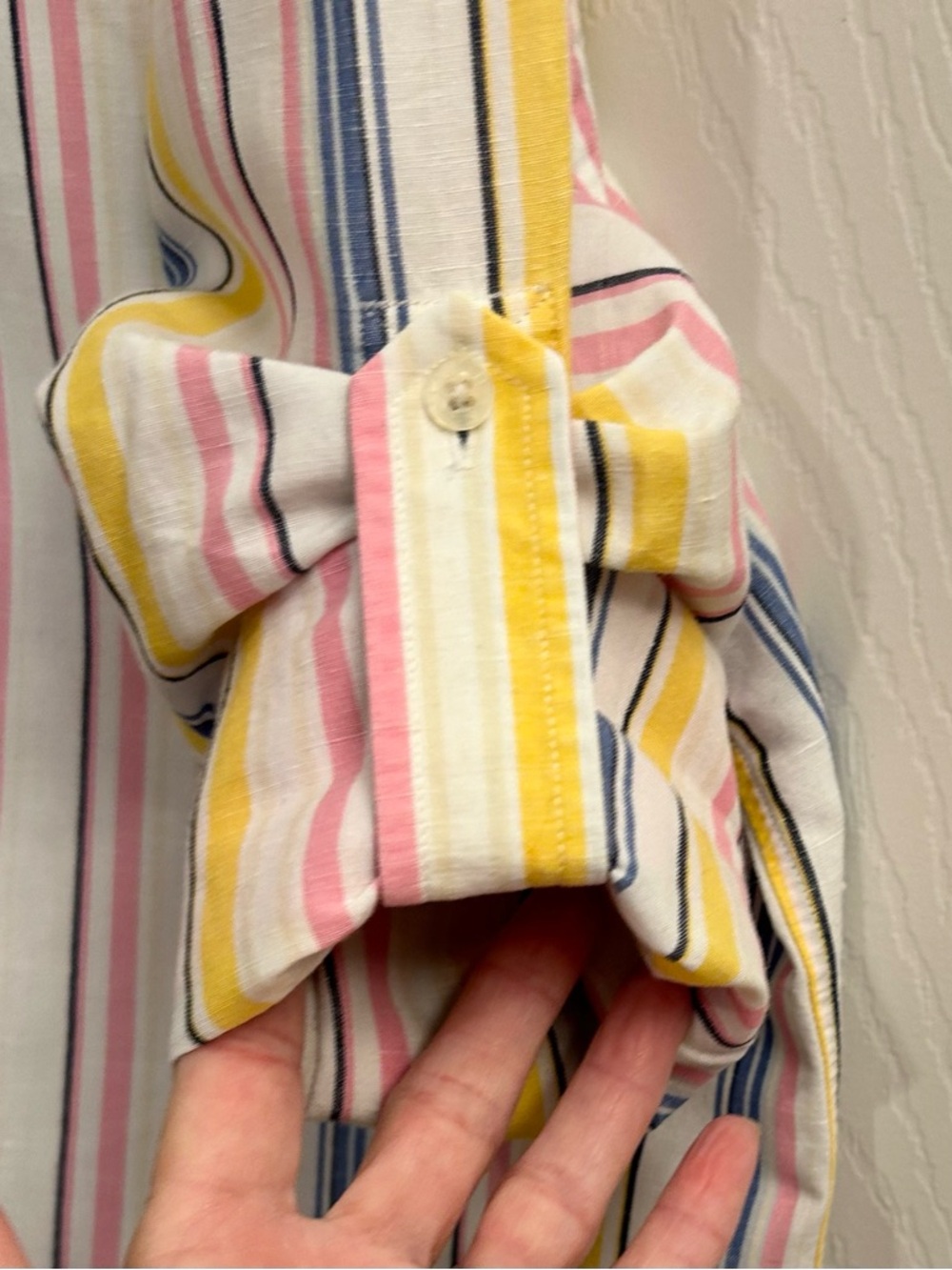 VTG Lauren Ralph Lauren Linen/cotton Blouse XL - Picture 6 of 11
